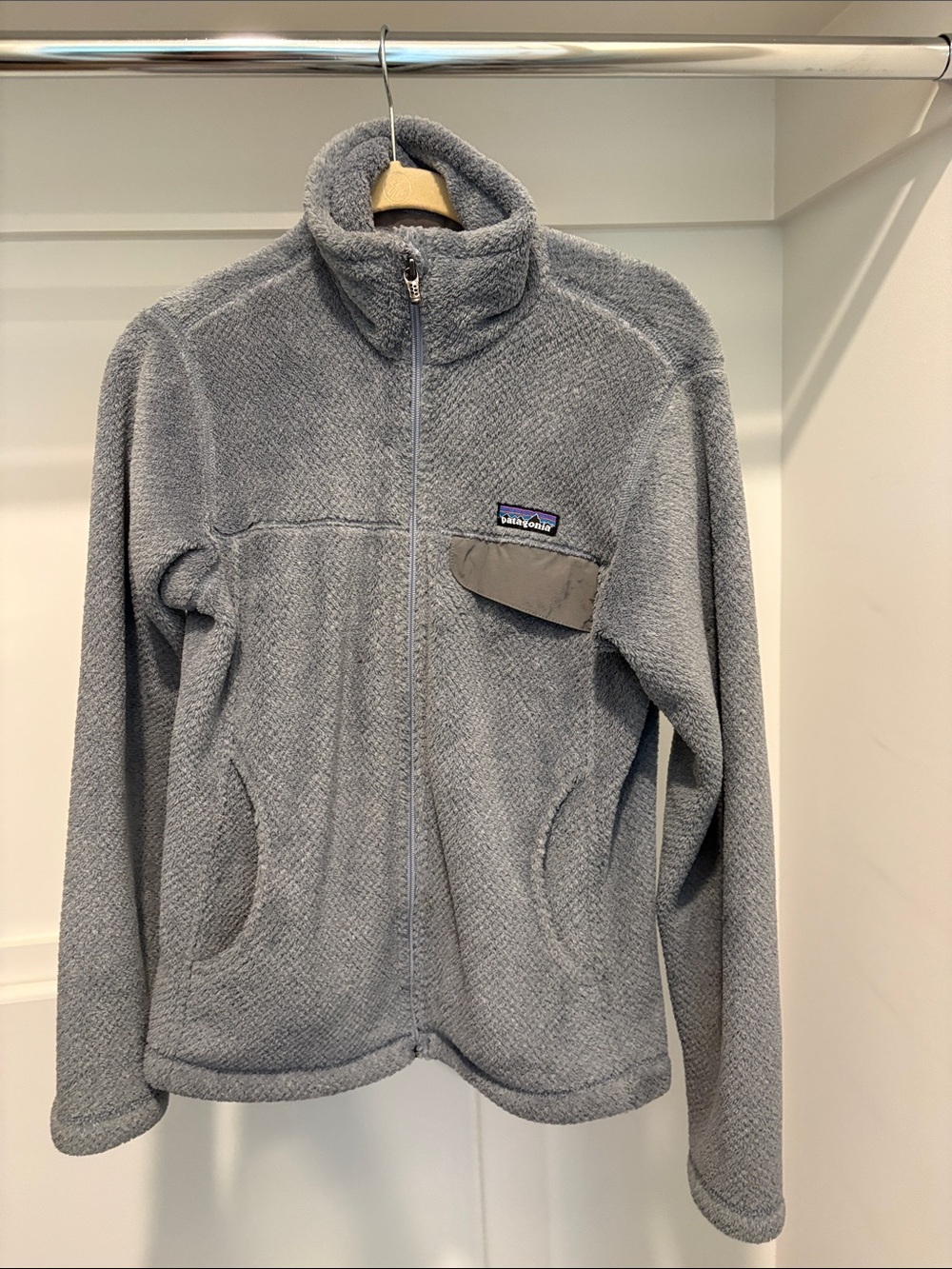 Patagonia Blue Full-Zip Fleece Jacket